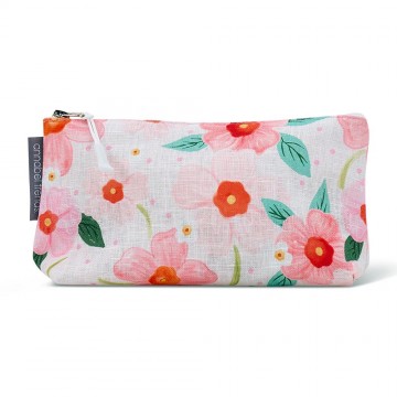 Cosmetic Bag | Meadow Blush | Linen | Small